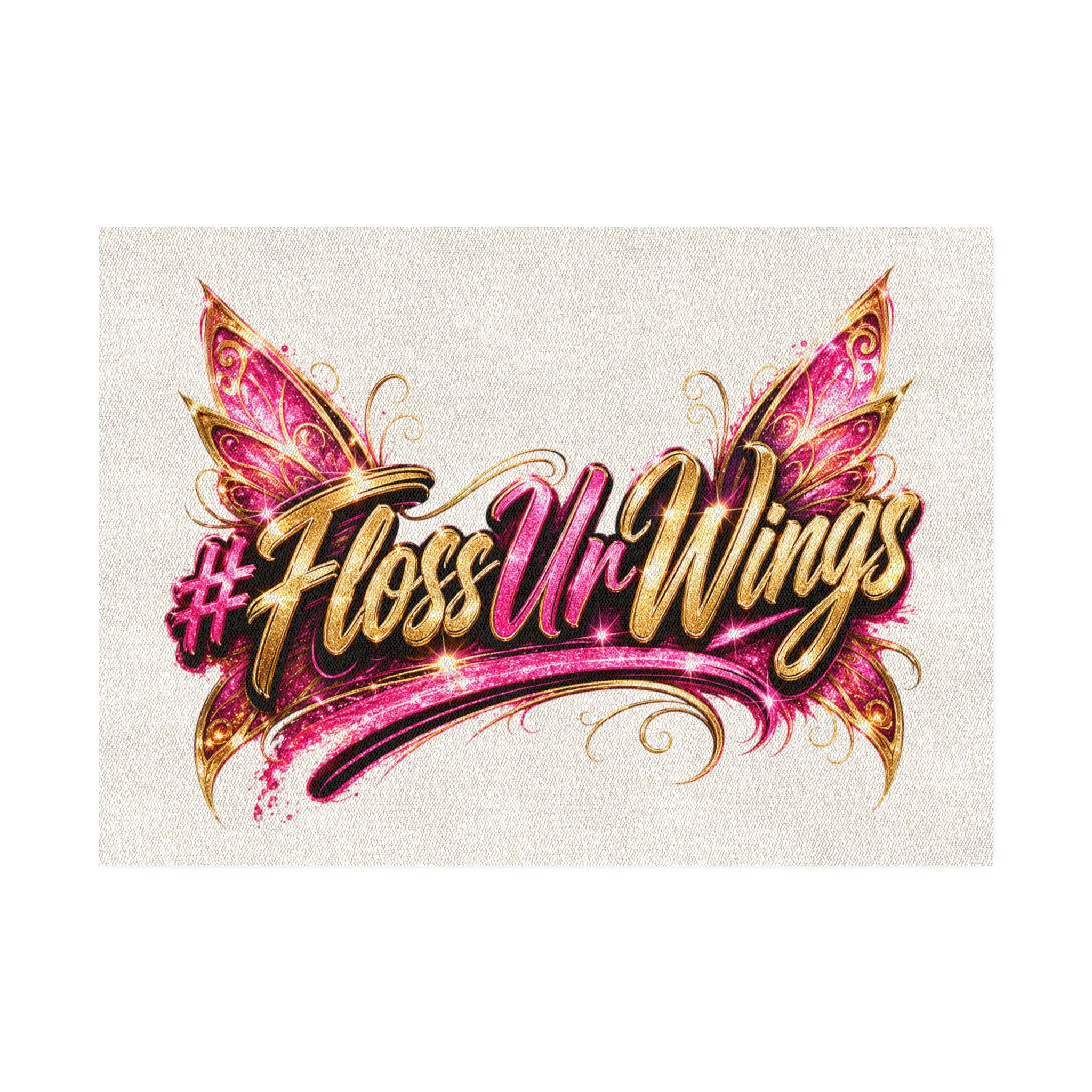 #FlossUrWings - Rug