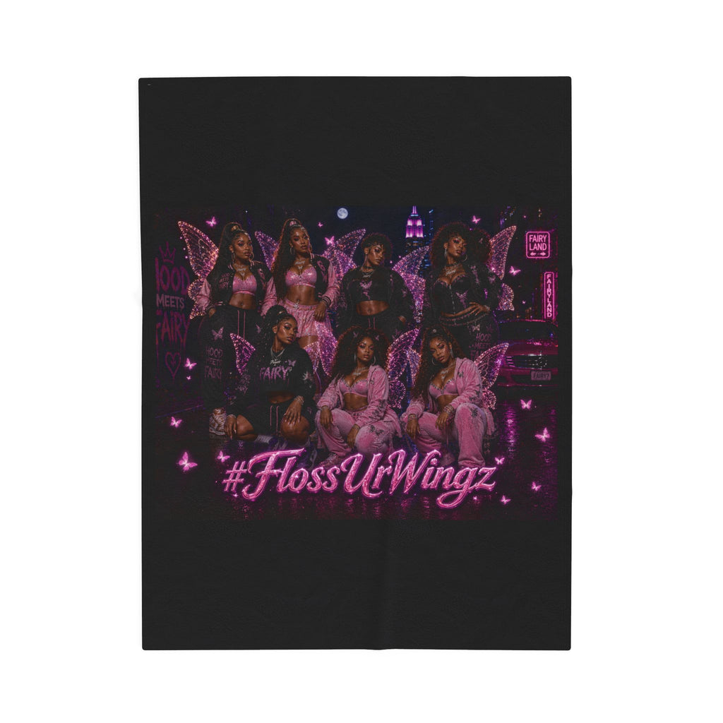 Da Fairy Girlz - Velveteen Plush Blanket