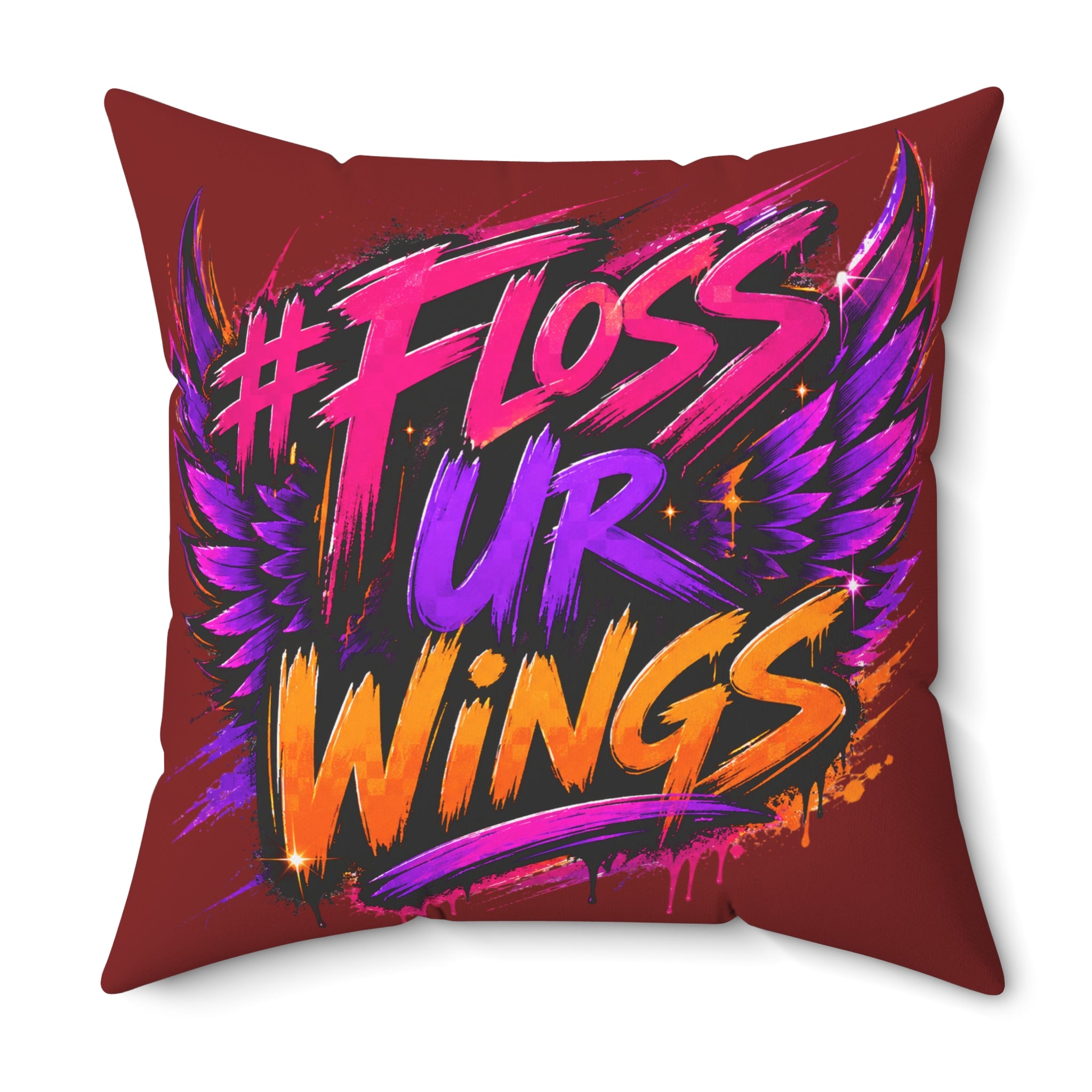 #FlossUrWings - Pillow