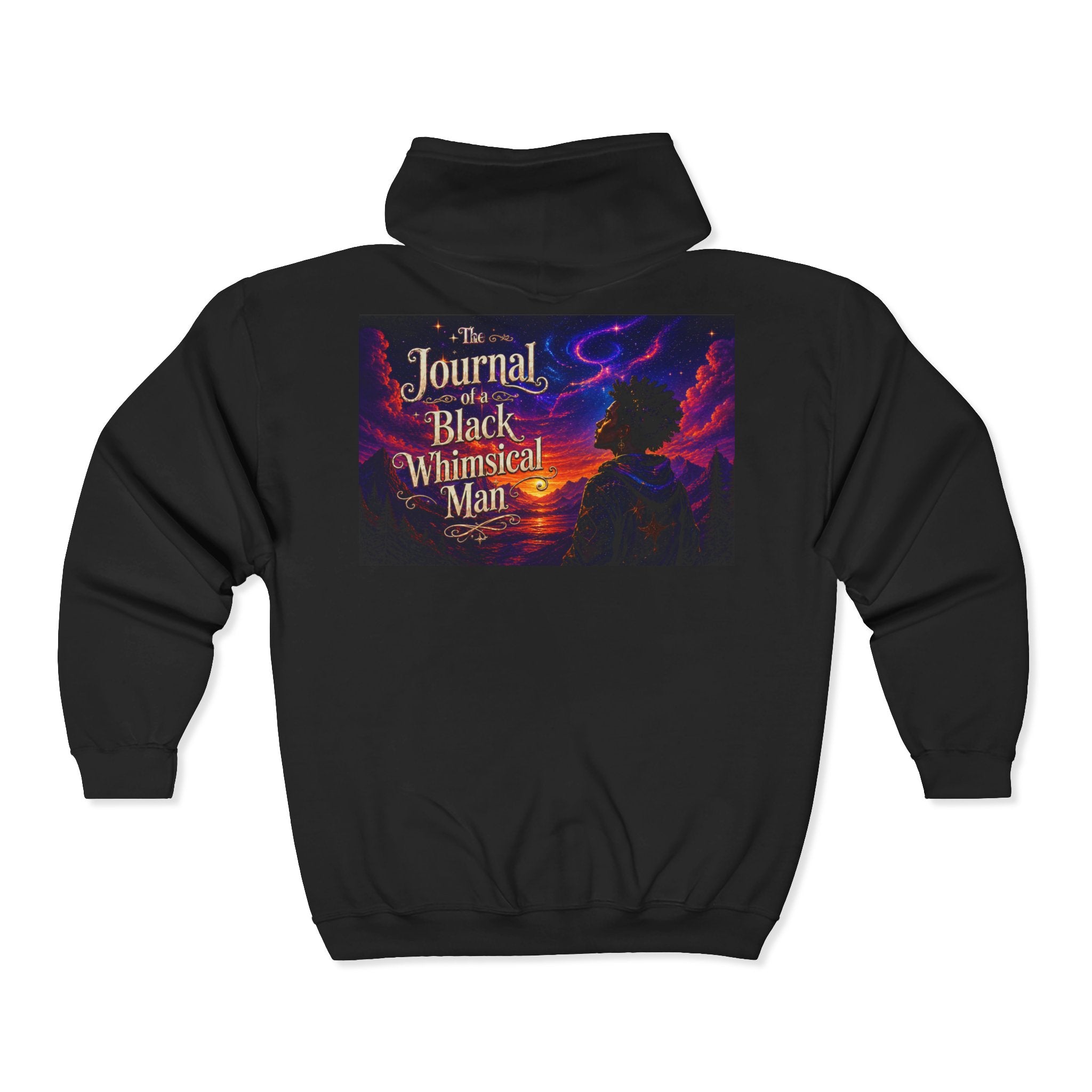 Journal of a Black Whimsical Man ~ Zip Hoodie
