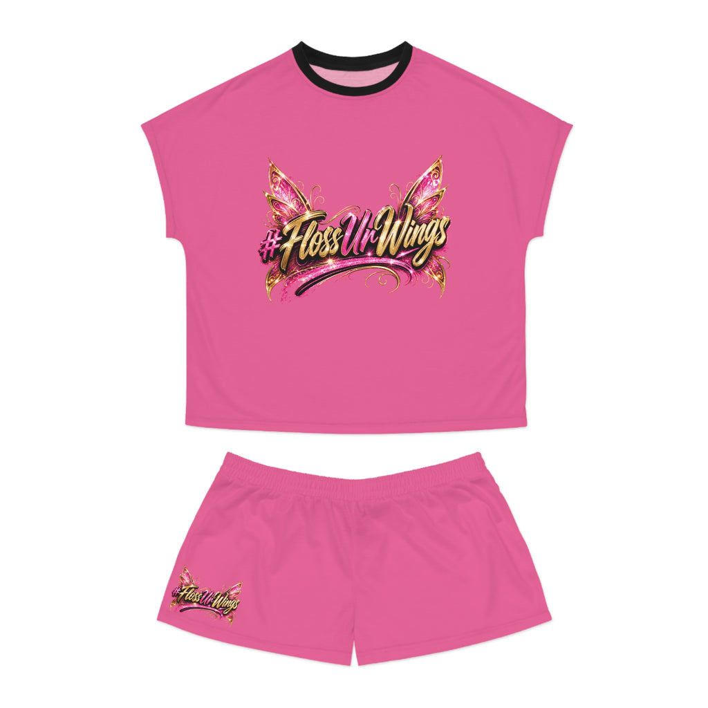 #FlossUrWings - Pink Women's Pajama Set