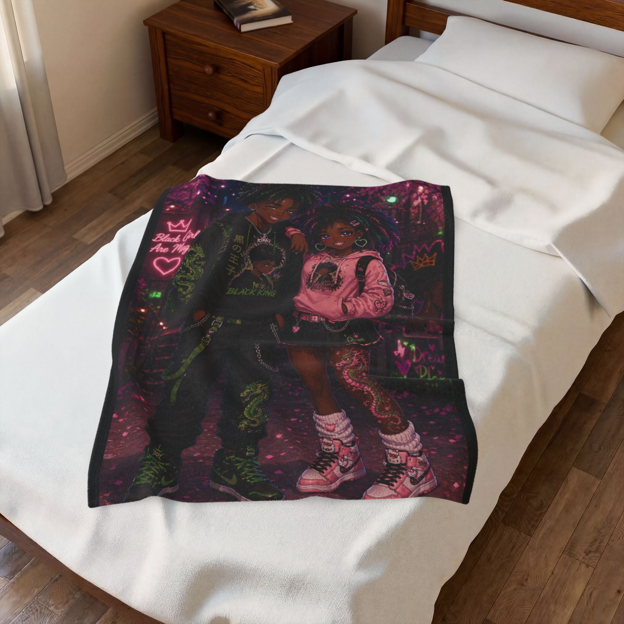 Buddies - Velveteen Plush Blanket
