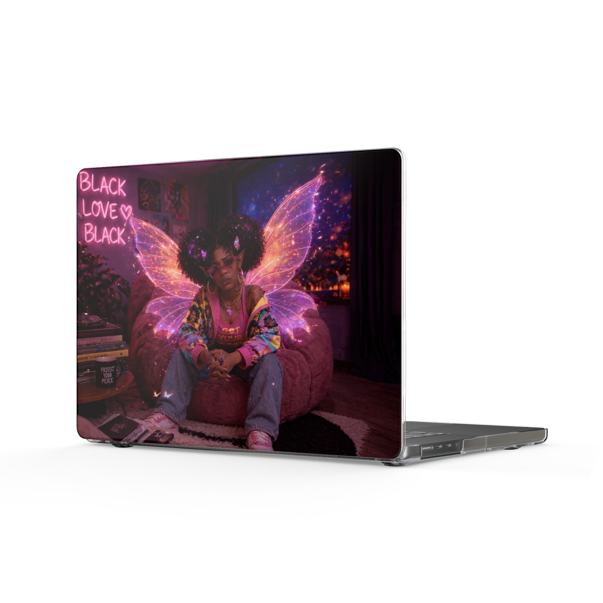 Daintie da Fairy - Clear MacBook Case