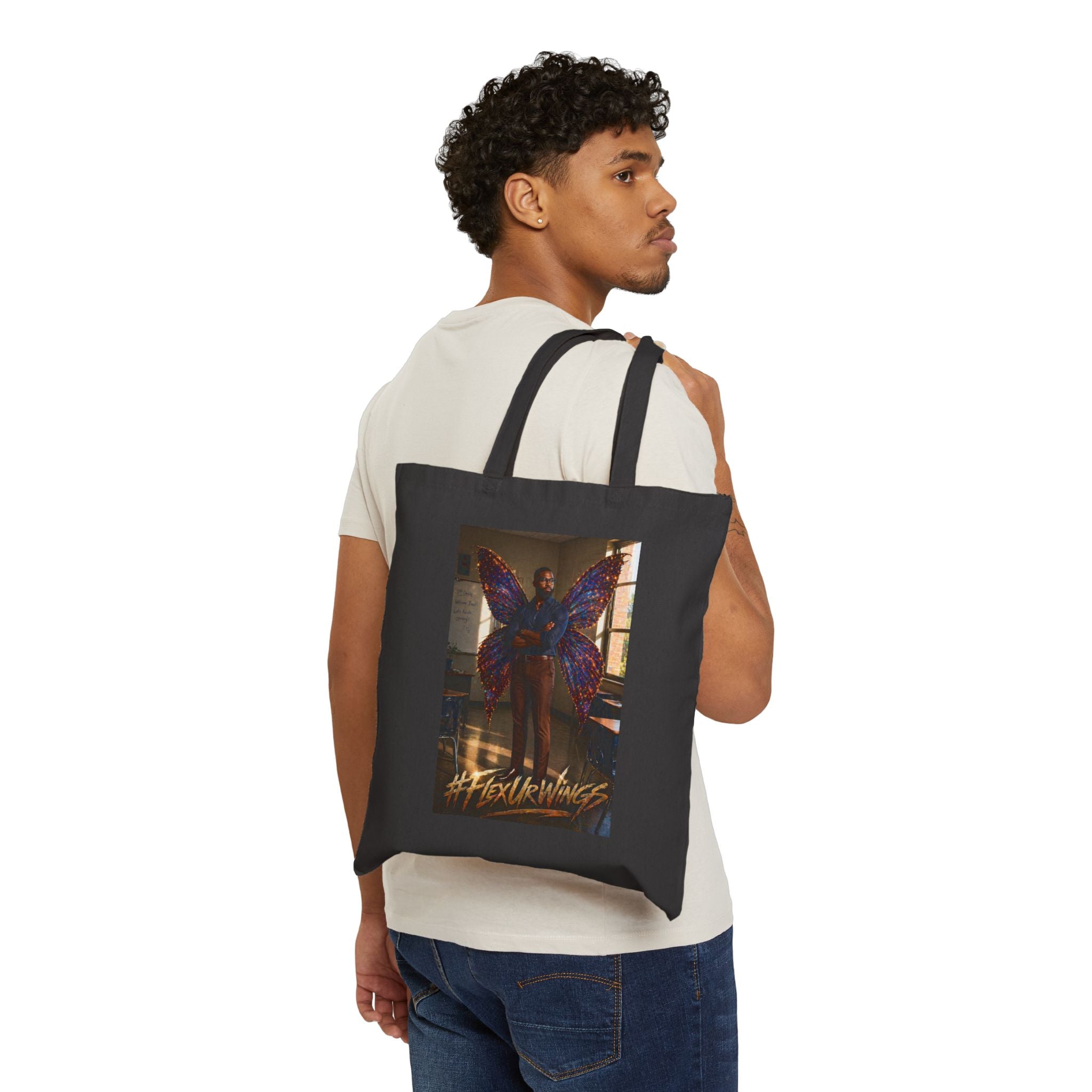 Mr. Darius da Fairy - Cotton Canvas Tote Bag
