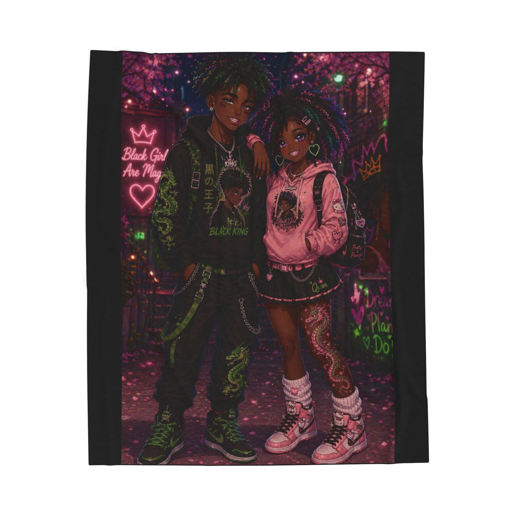 Buddies - Velveteen Plush Blanket