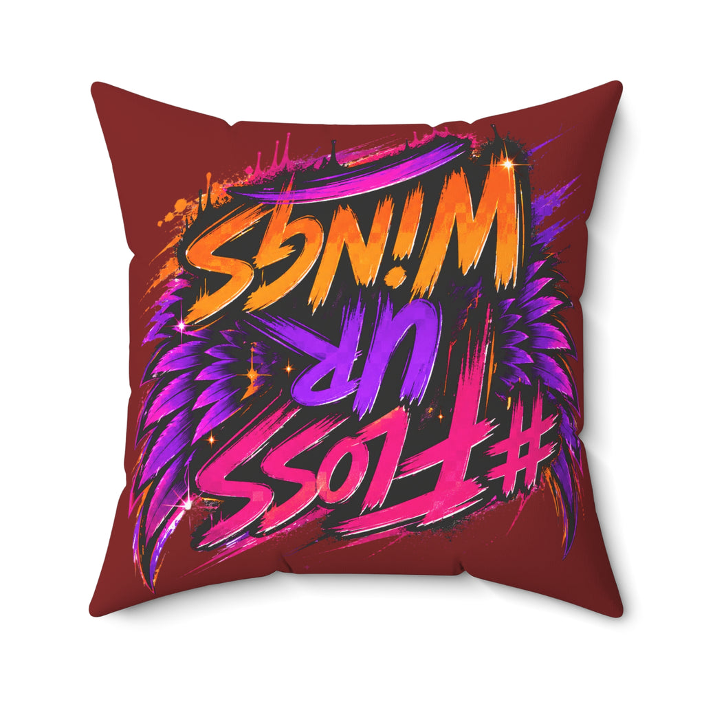 #FlossUrWings - Pillow