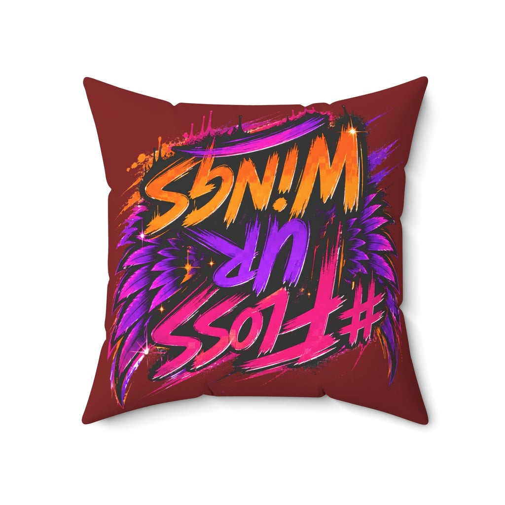 #FlossUrWings - Pillow
