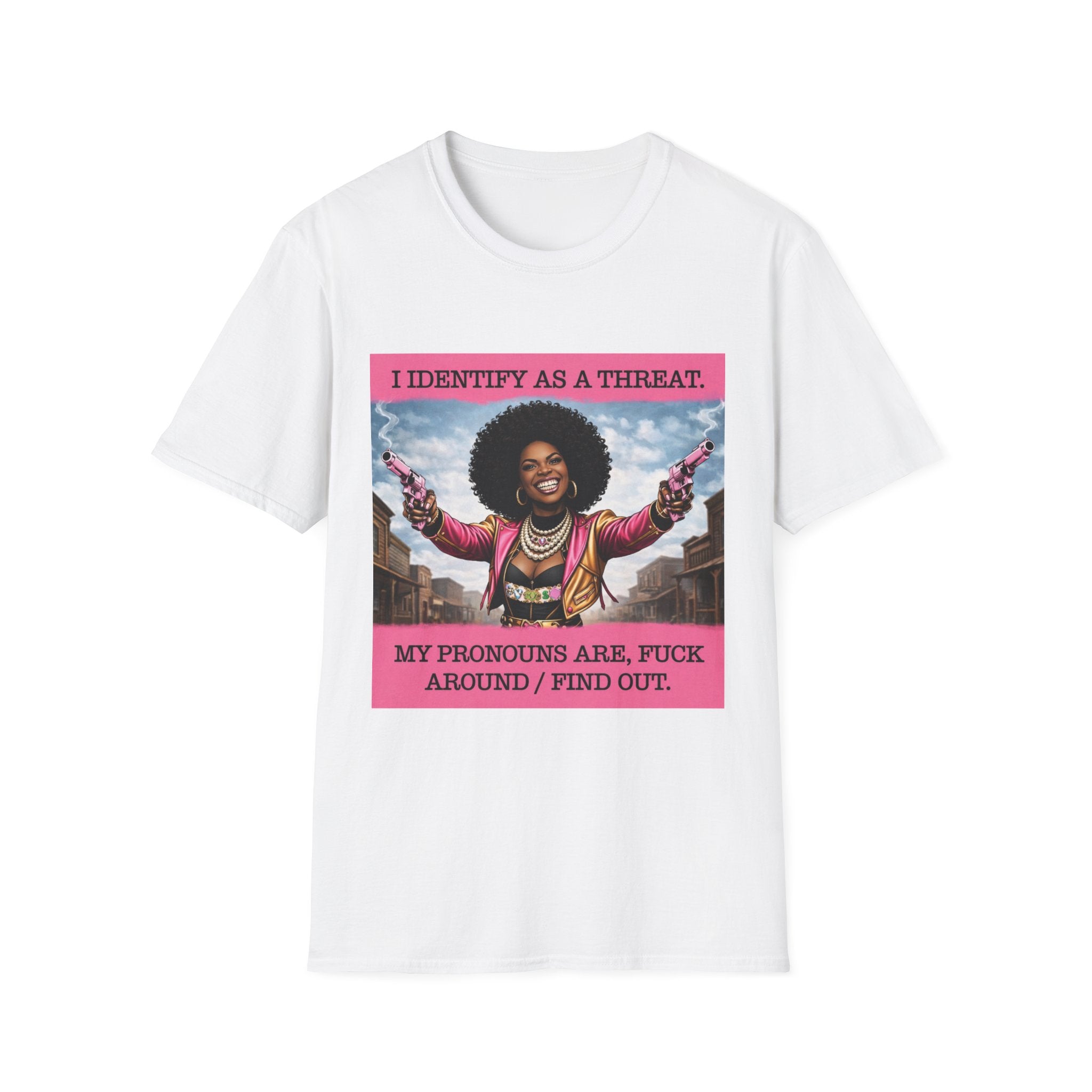 I Identify As A Threat - Tee