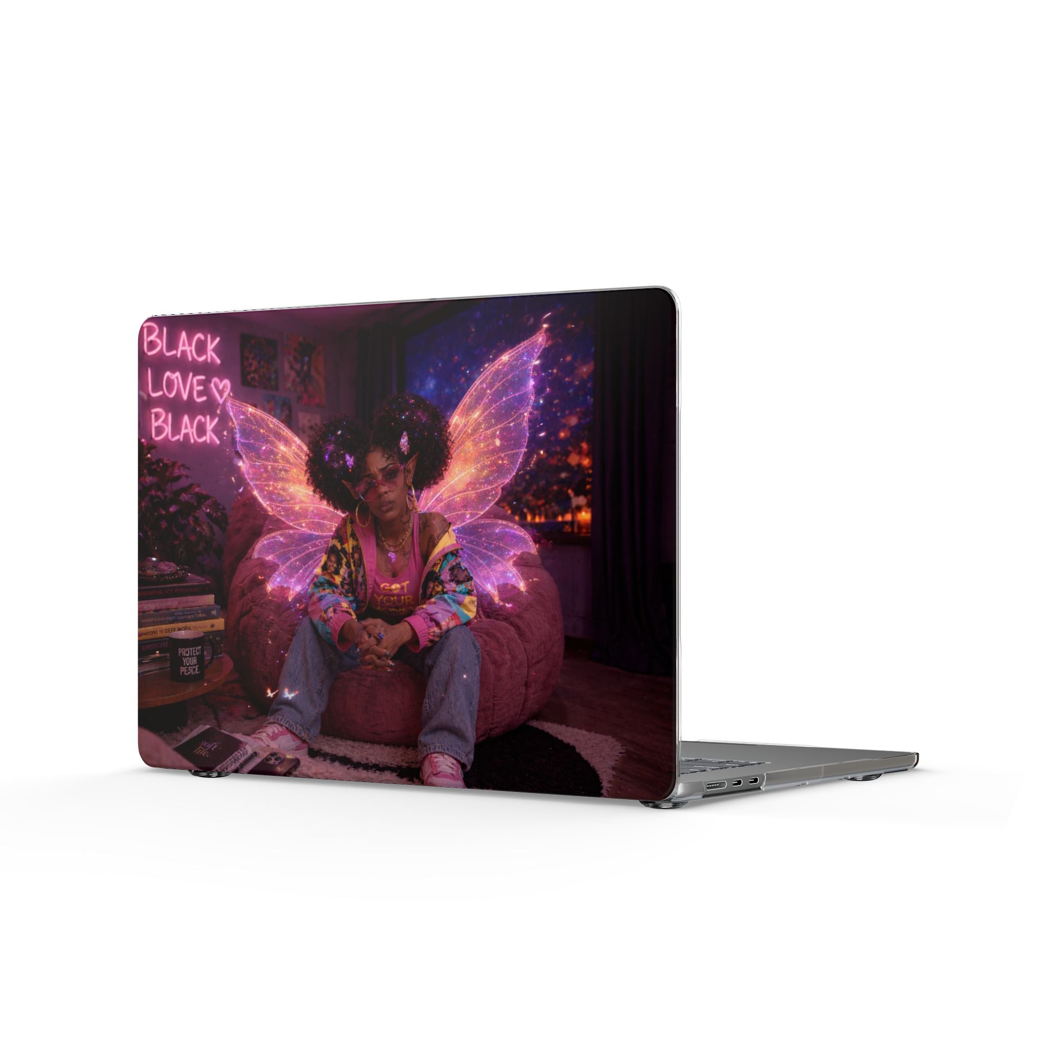 Daintie da Fairy - Clear MacBook Case