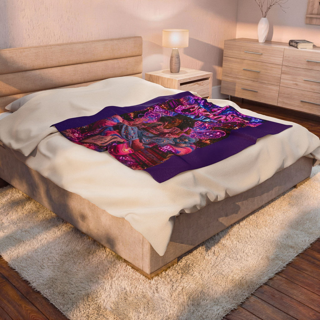 I Choose Me Fairy - Velveteen Plush Blanket