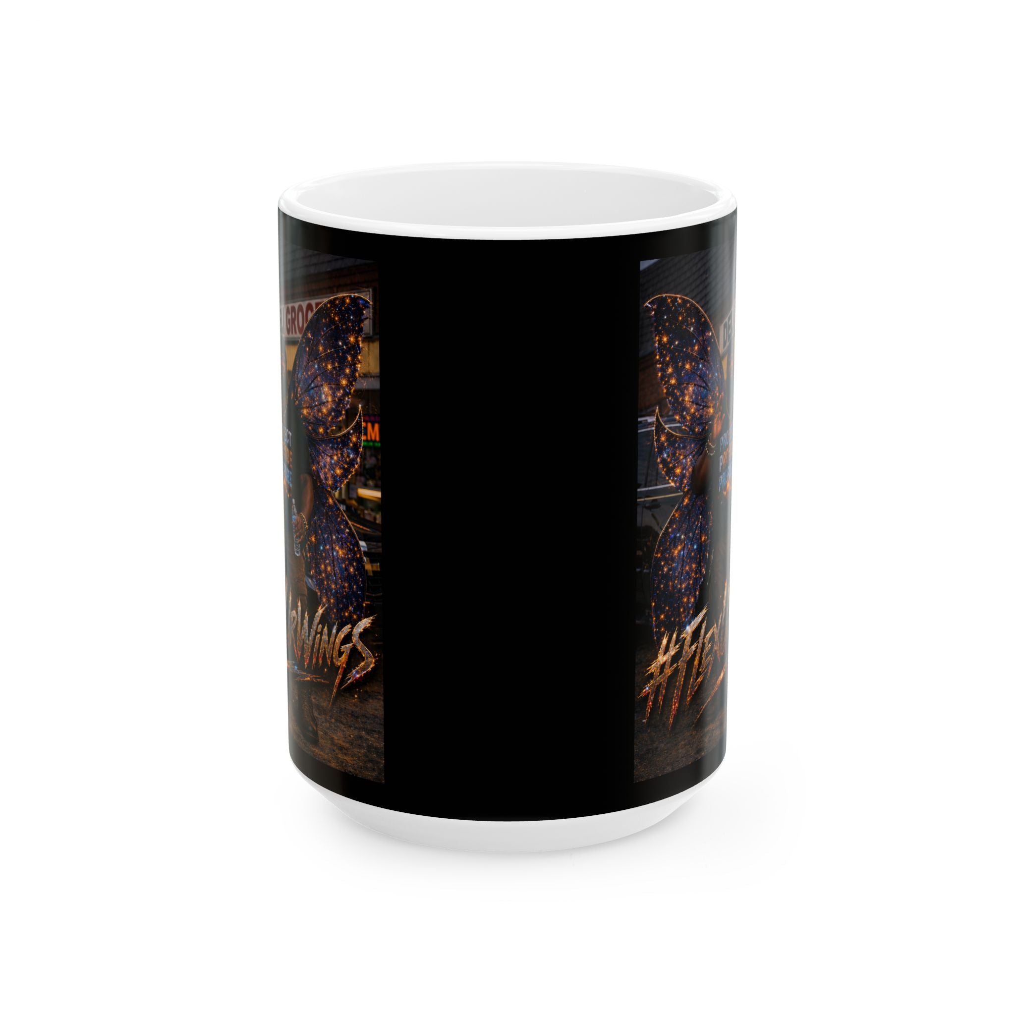 Blaq da Fairy - Ceramic Mug, (11oz, 15oz)