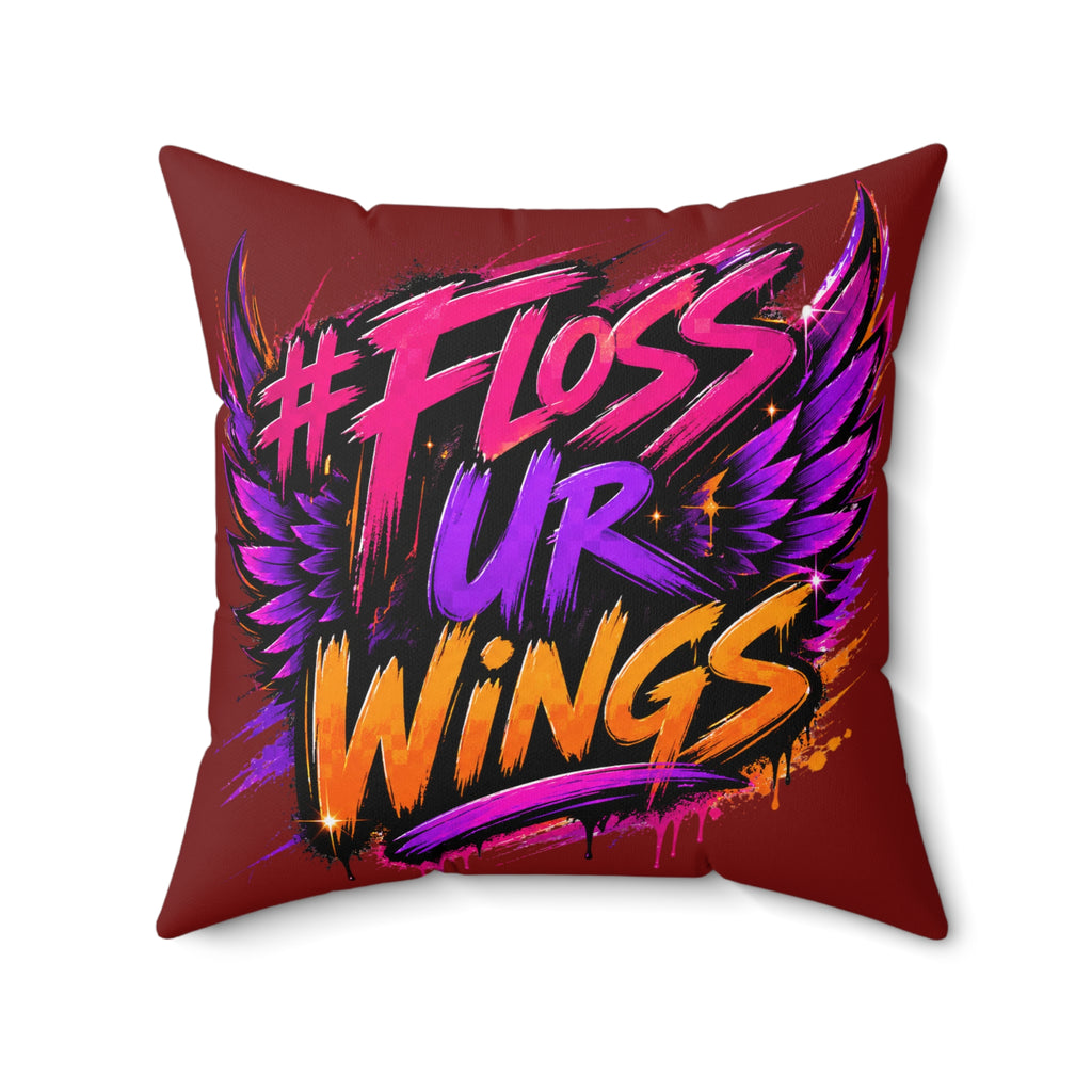 #FlossUrWings - Pillow