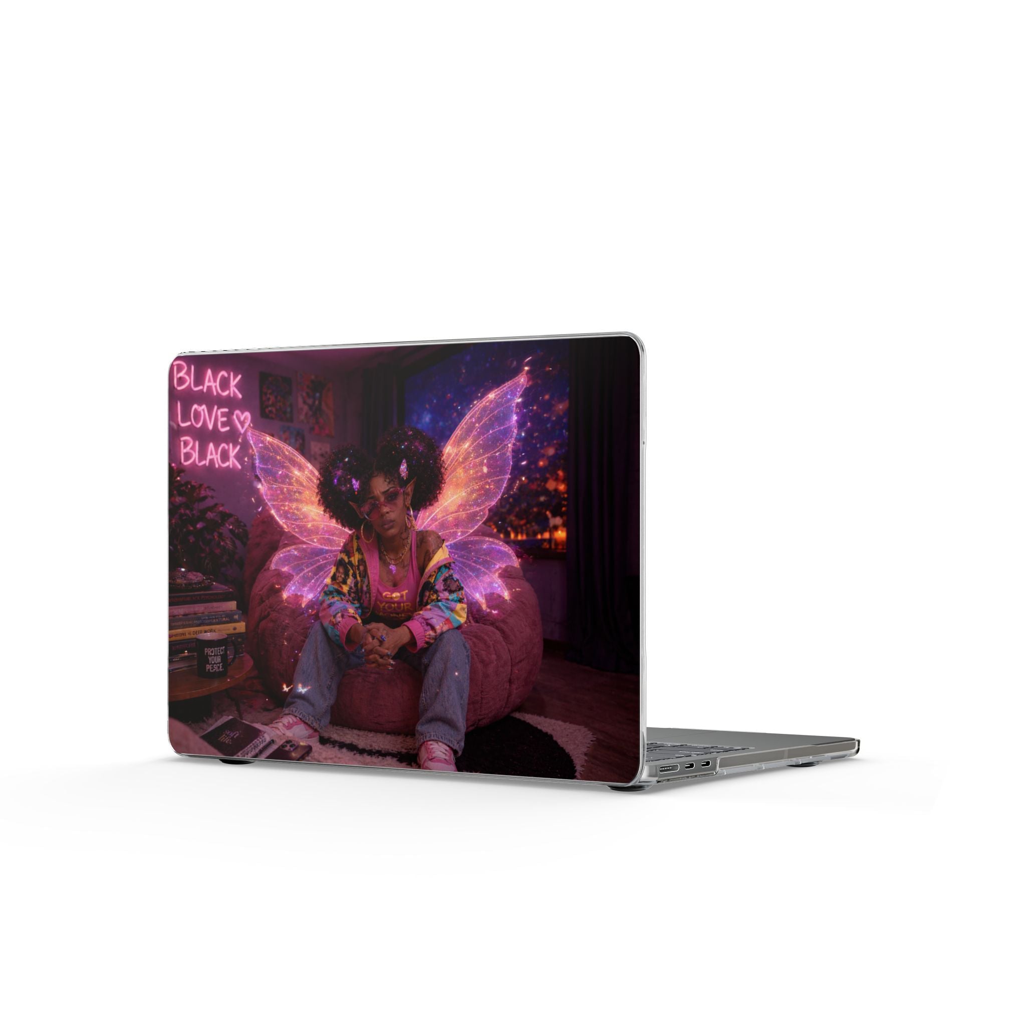 Daintie da Fairy - Clear MacBook Case
