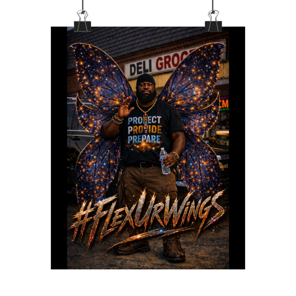 Blaq da Fairy - Matte Vertical Posters