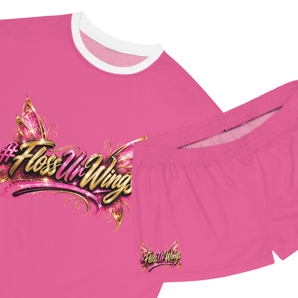 #FlossUrWings - Pink Women's Pajama Set