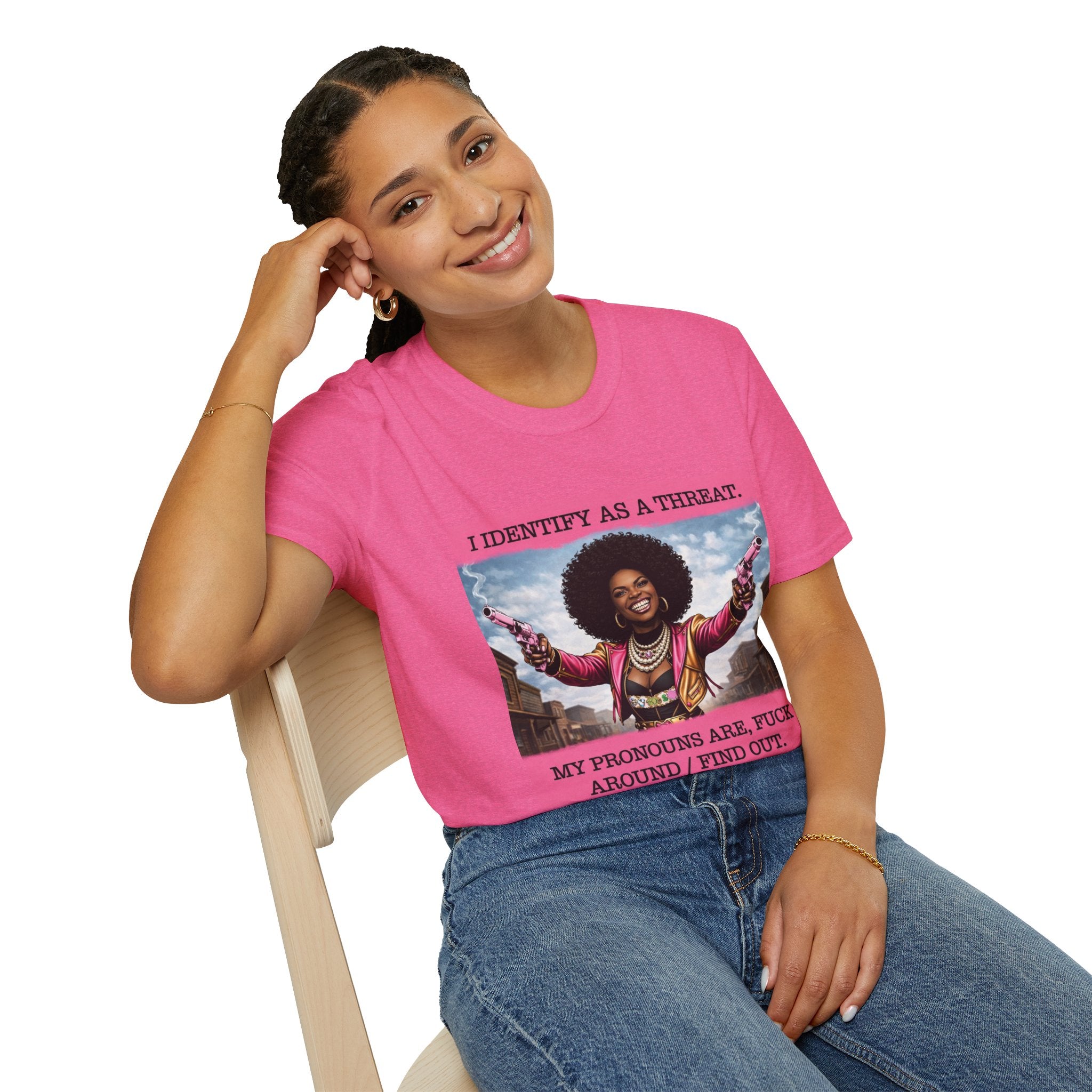 I Identify As A Threat - Tee