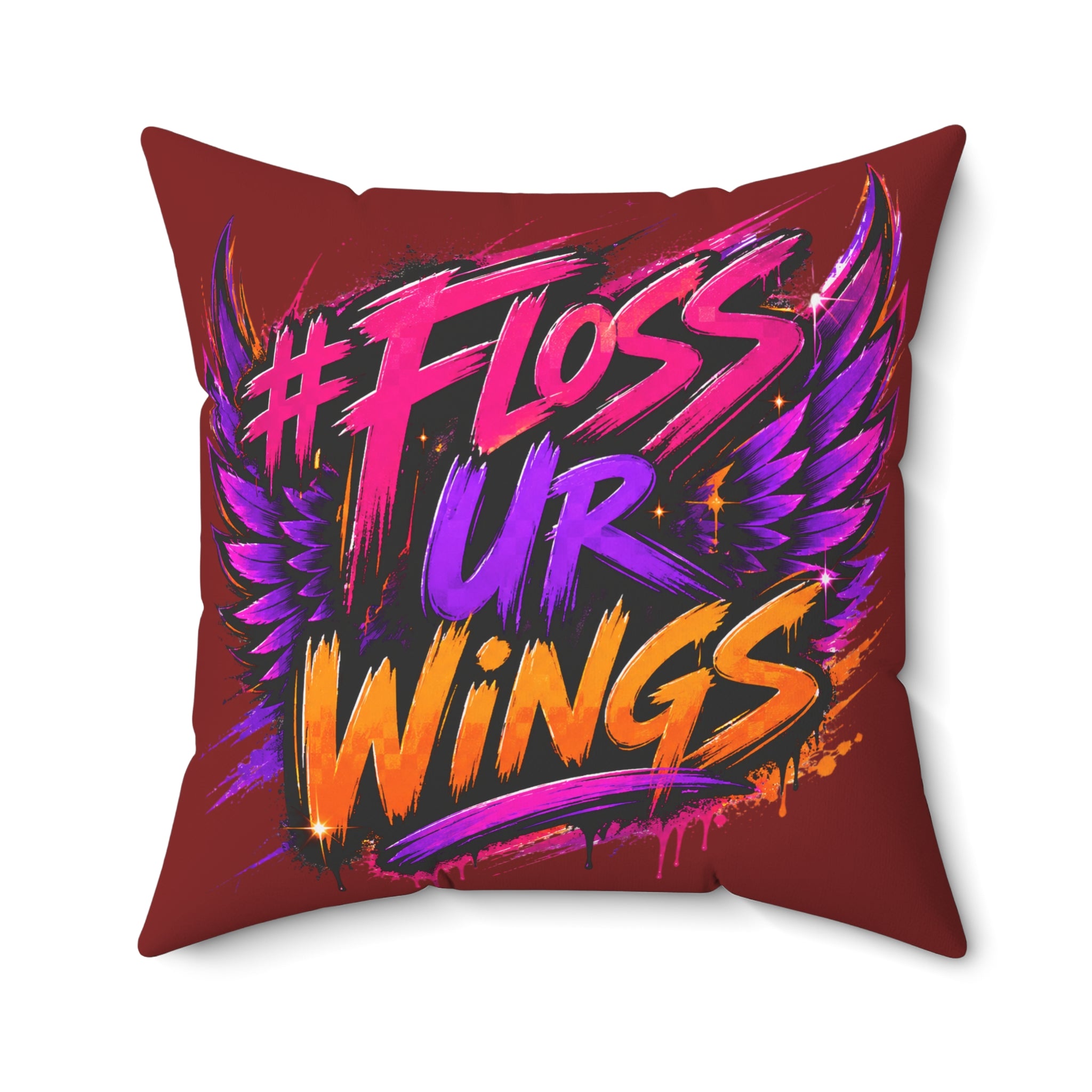#FlossUrWings - Pillow