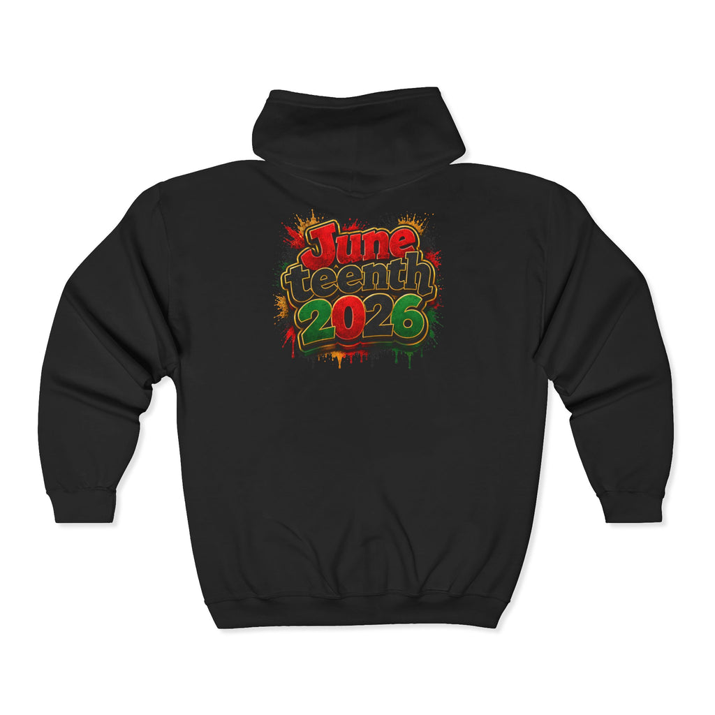 Juneteenth 2026 Zip Hoodie