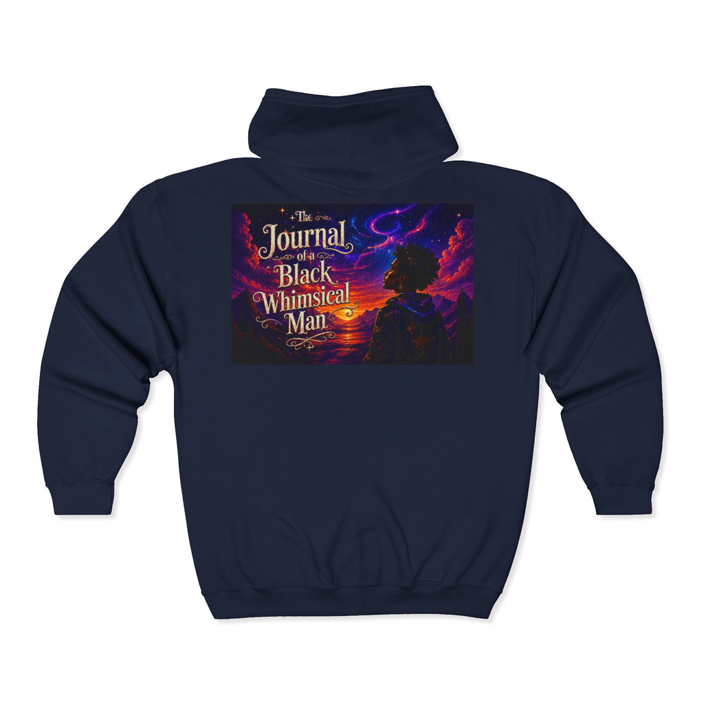 Journal of a Black Whimsical Man ~ Zip Hoodie