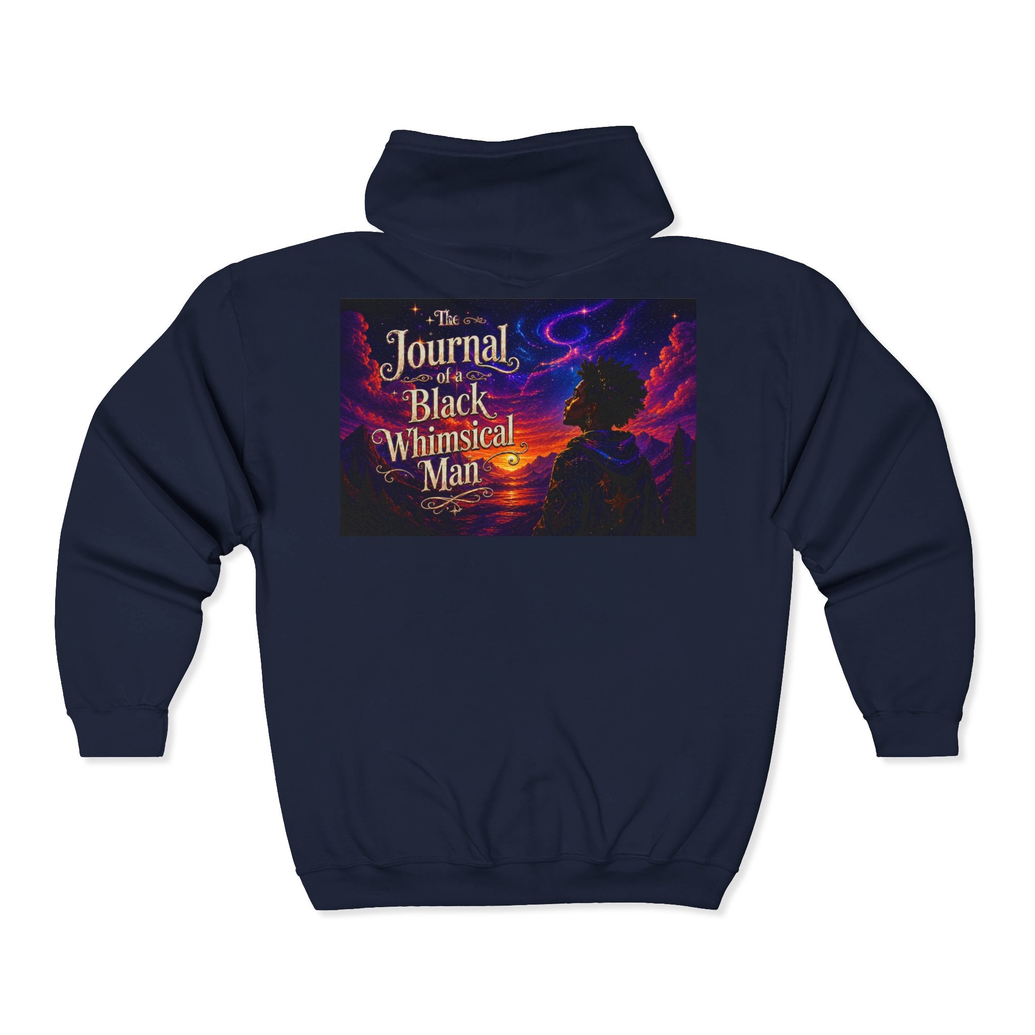 Journal of a Black Whimsical Man ~ Zip Hoodie
