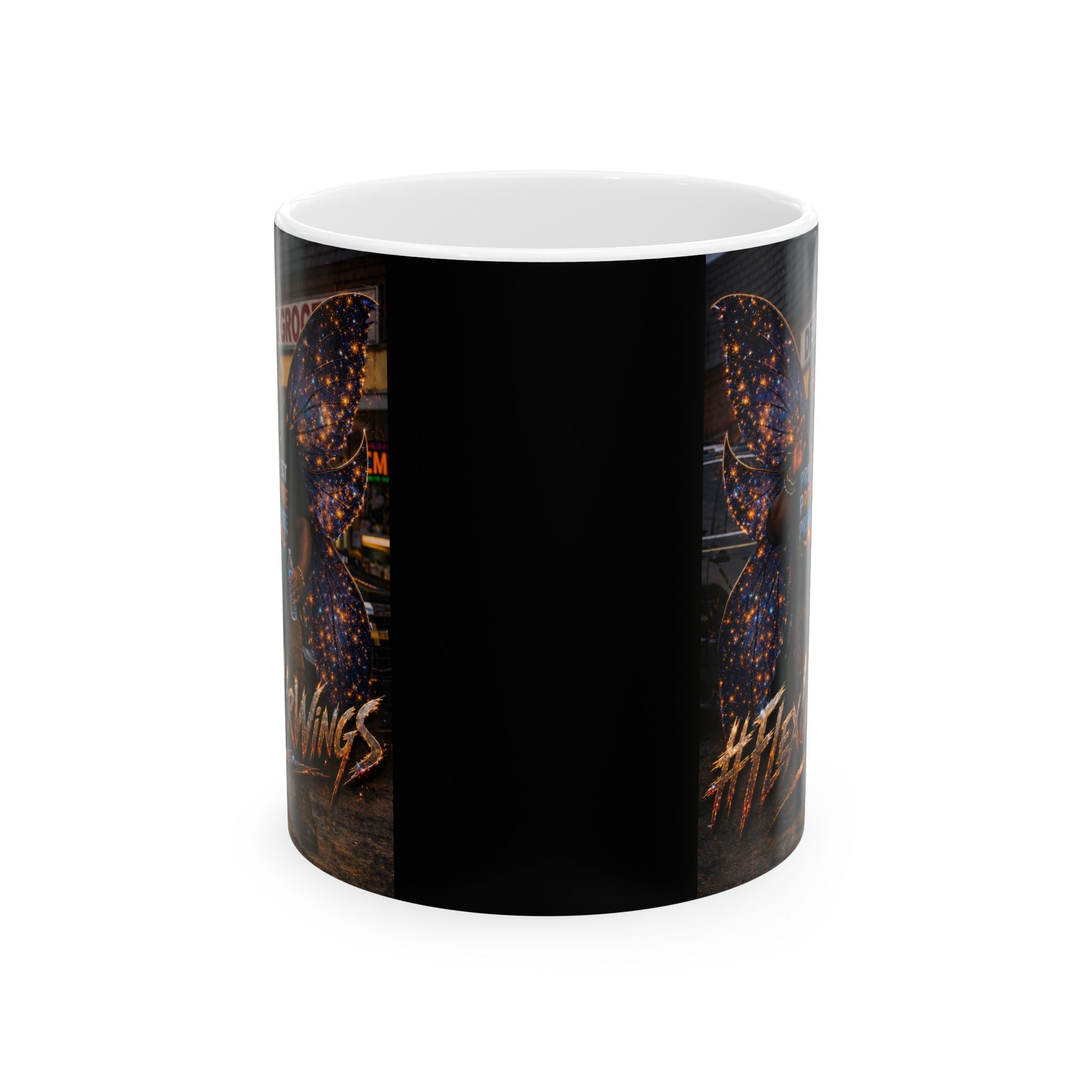 Blaq da Fairy - Ceramic Mug, (11oz, 15oz)