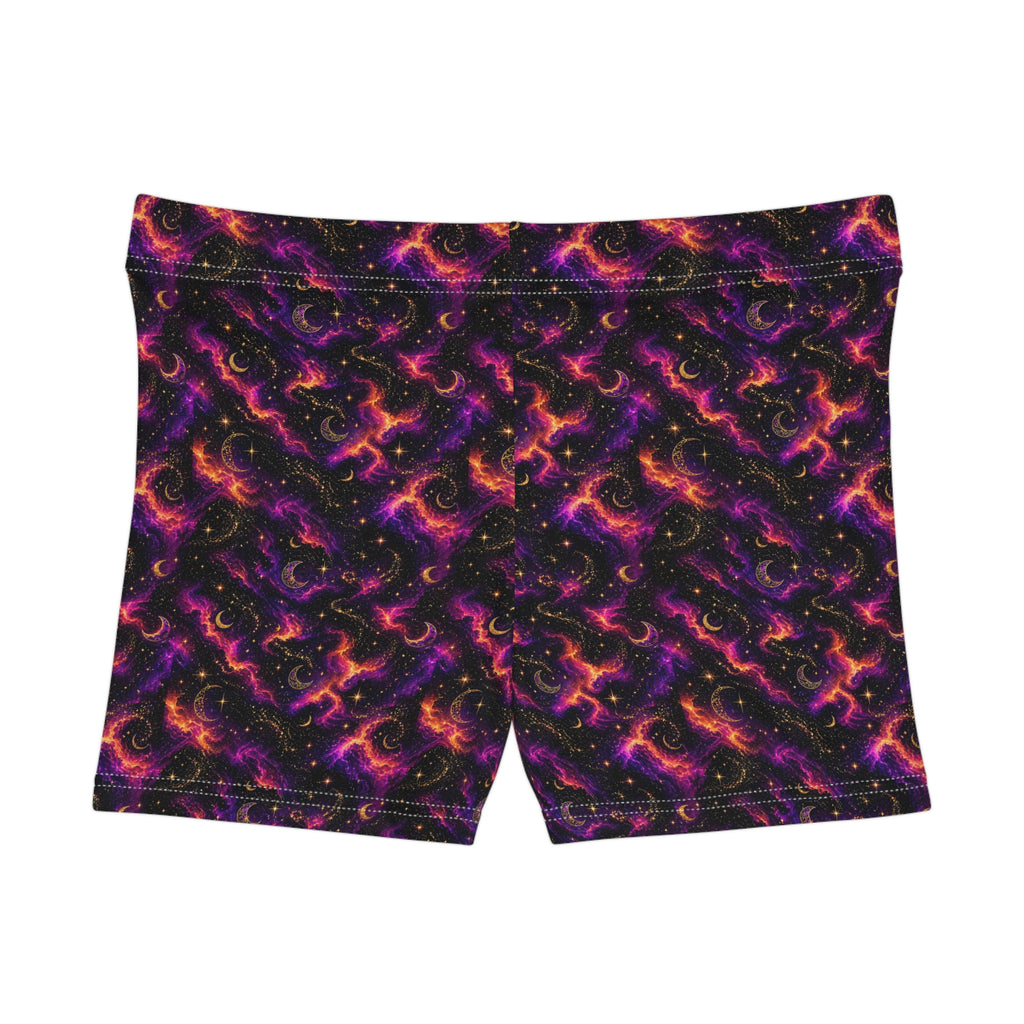 Purple Nebula - Women's Athletic Shorts