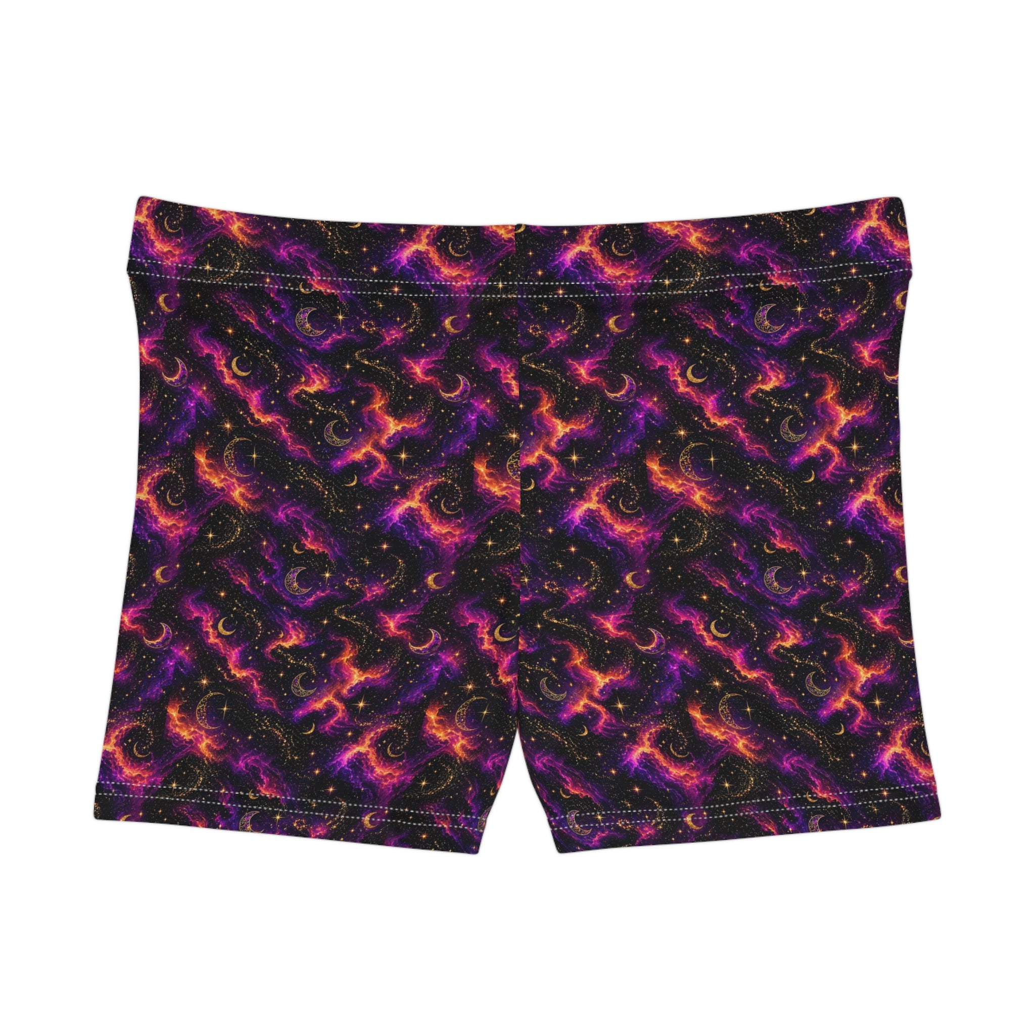 Purple Nebula - Women's Athletic Shorts