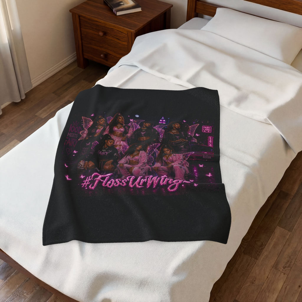 Da Fairy Girlz - Velveteen Plush Blanket