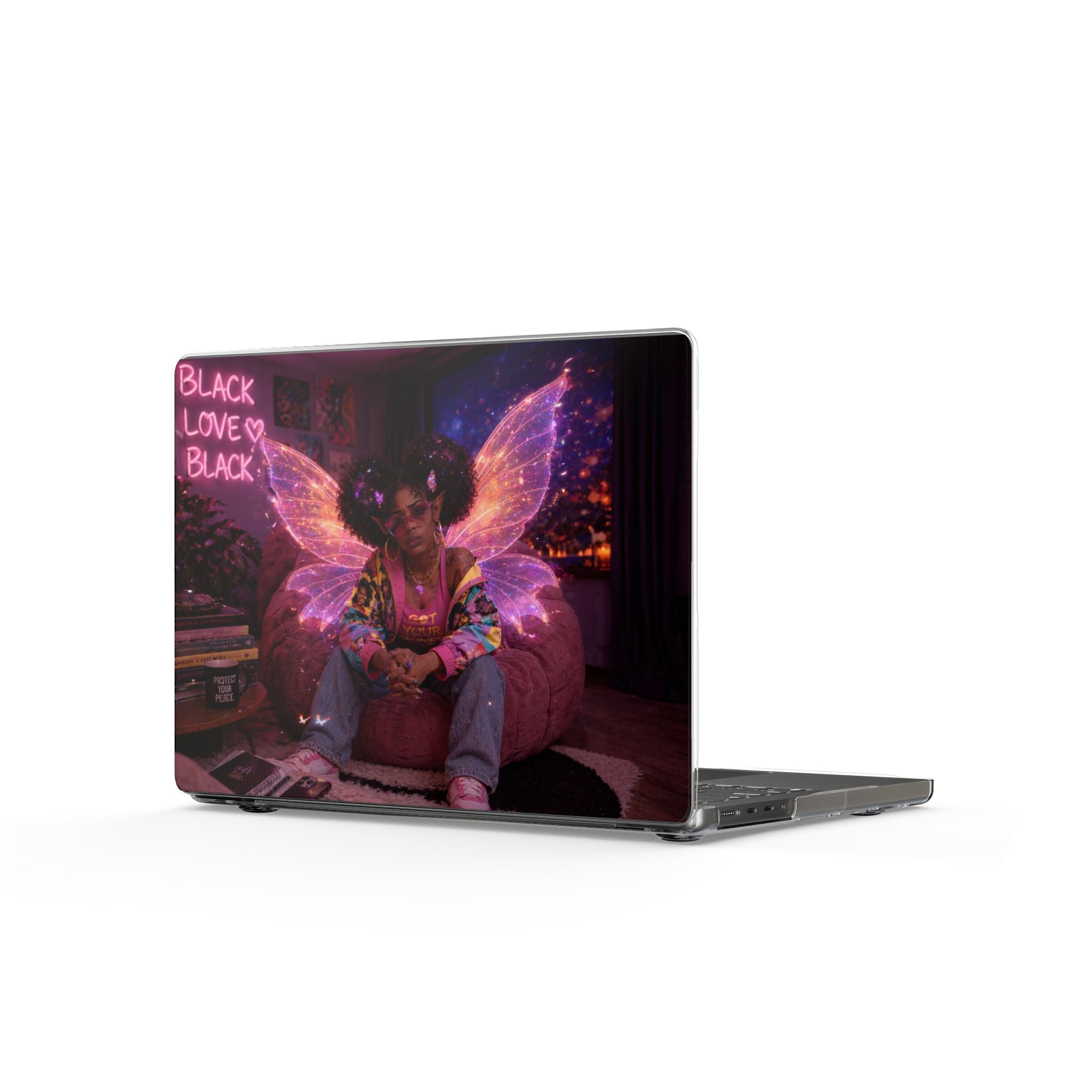 Daintie da Fairy - Clear MacBook Case