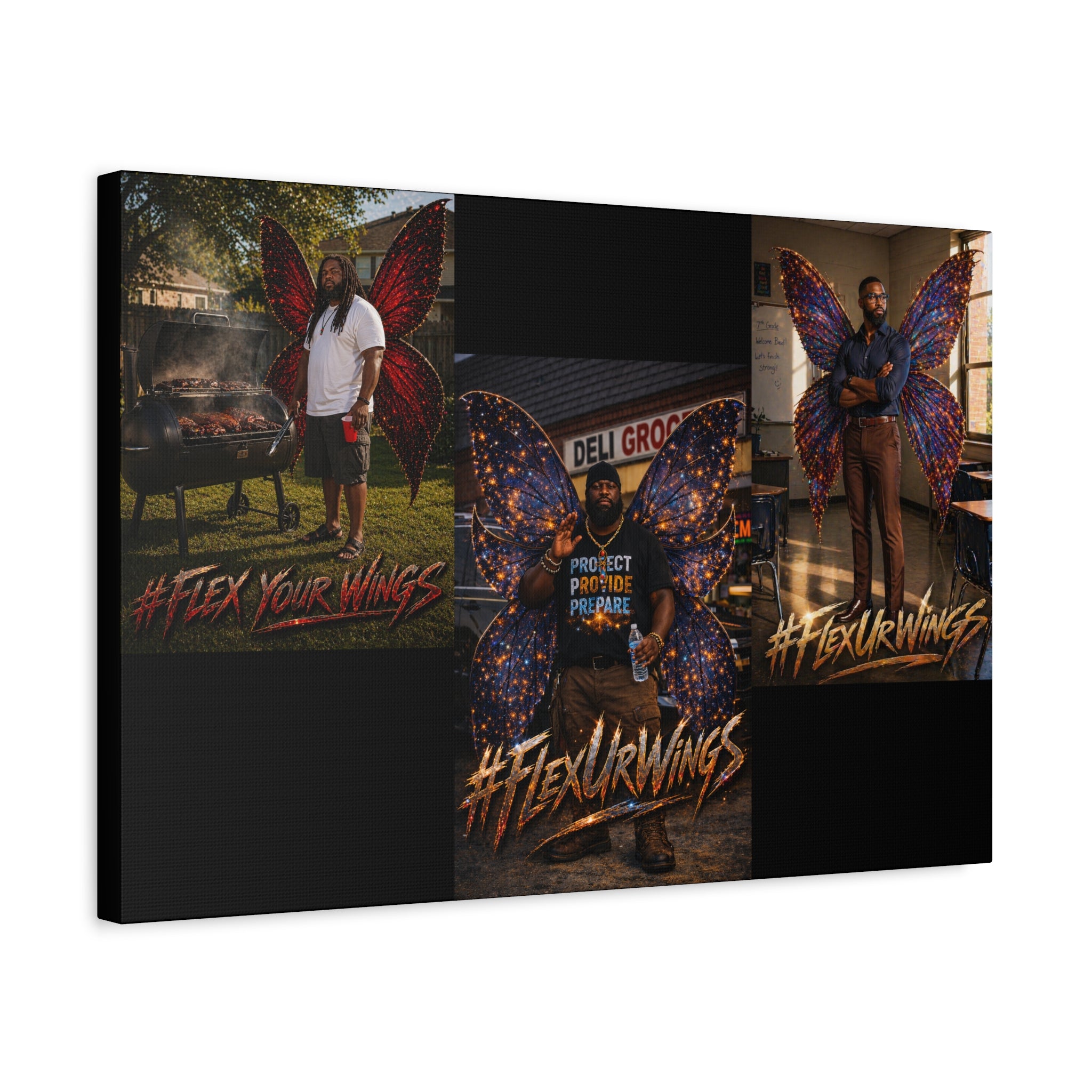 FlexUrWings - Matte Canvas, Stretched, 1.25"