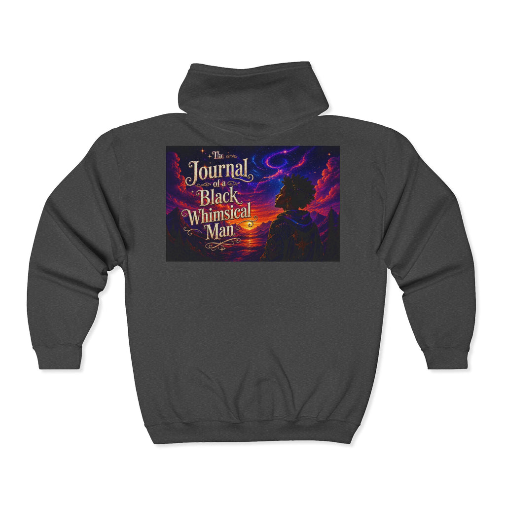 Journal of a Black Whimsical Man ~ Zip Hoodie