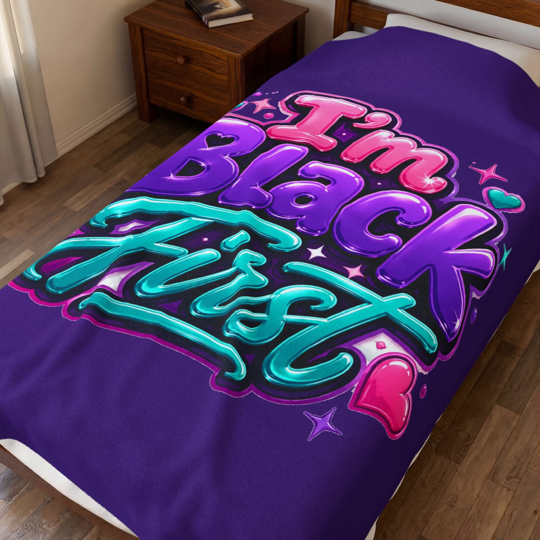 I'm Black First ~ Plush Blanket