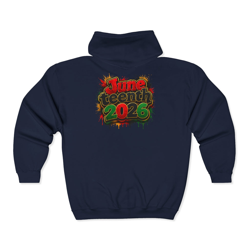 Juneteenth 2026 Zip Hoodie