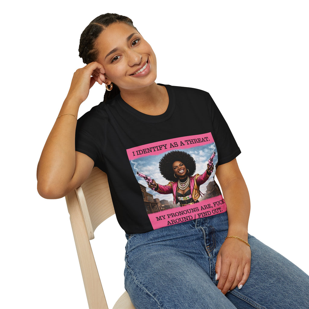 I Identify As A Threat - Tee