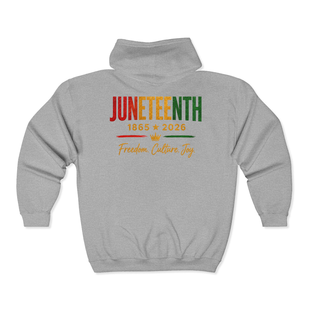 Juneteenth 1865–2026 ~ Zip Hoodie