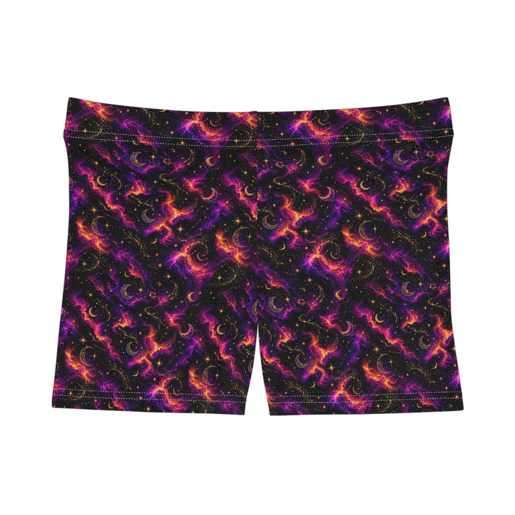 Purple Nebula - Women's Athletic Shorts