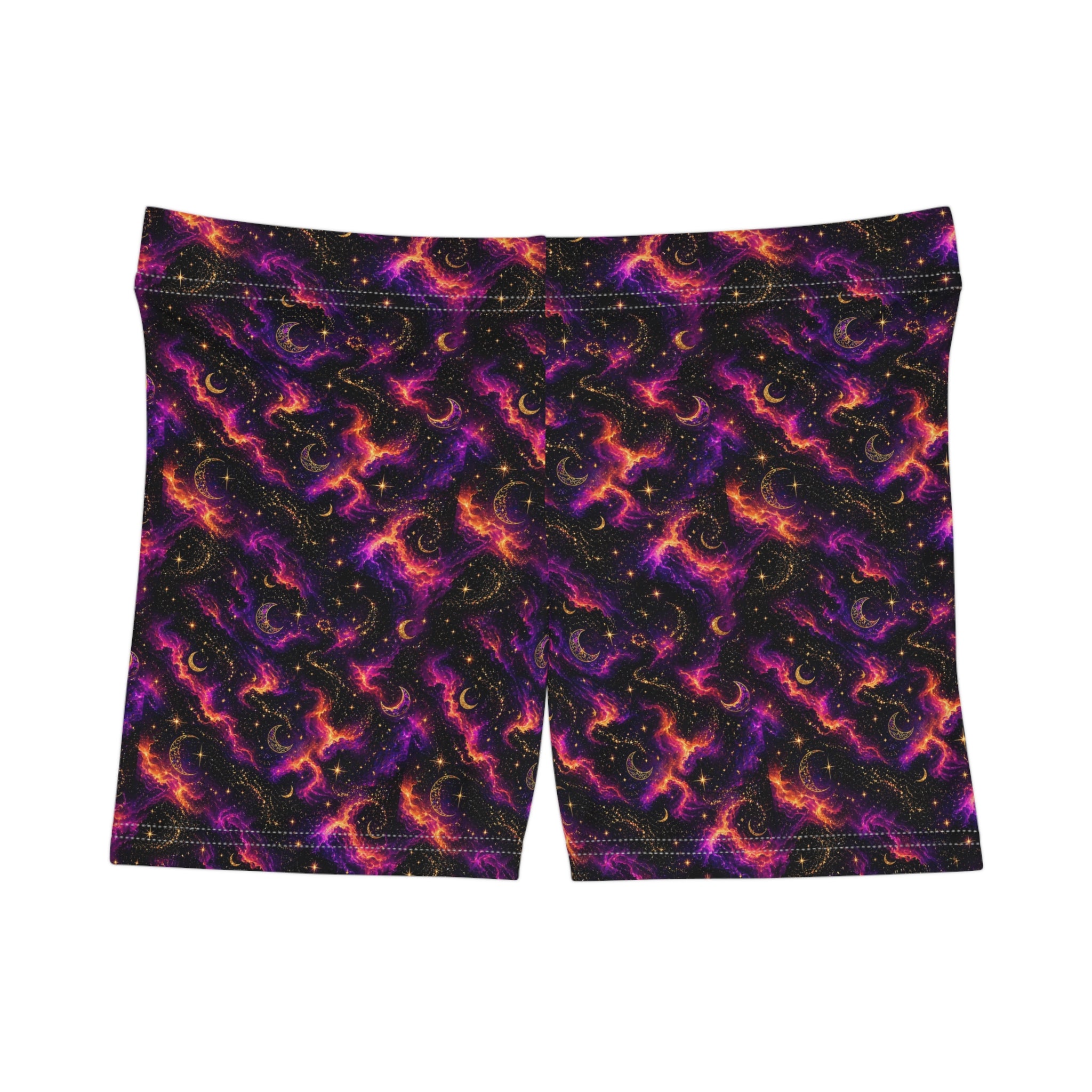 Purple Nebula - Women's Athletic Shorts