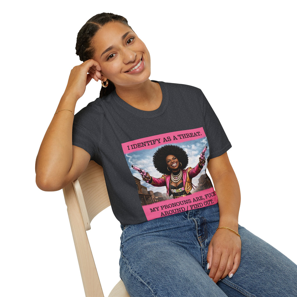 I Identify As A Threat - Tee
